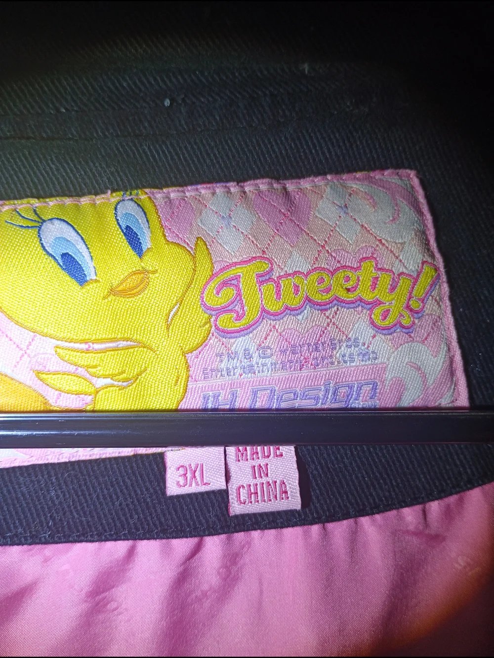 JH Design Looney Tunes Tweety Bird Varsity Bomber Jacket 3XL